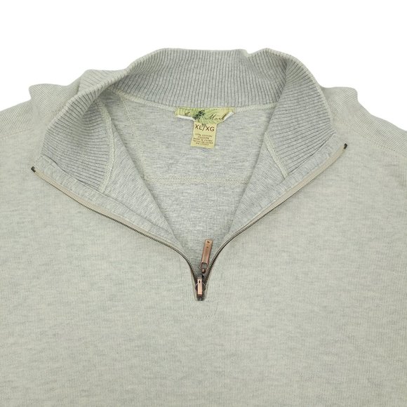 Vintage Joe Marlin Pullover Sweater Quarter Zip Men Size XL Retro Soft Cotton - Picture 4 of 12